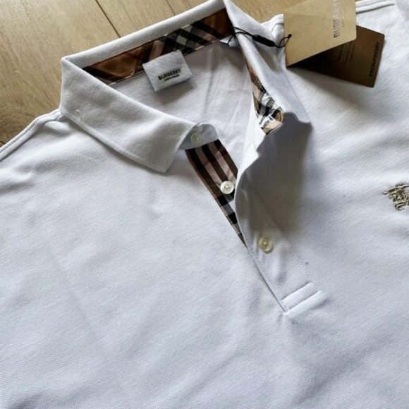 Burberry London Men's XL White Polo - NWT - Picture 5 of 5